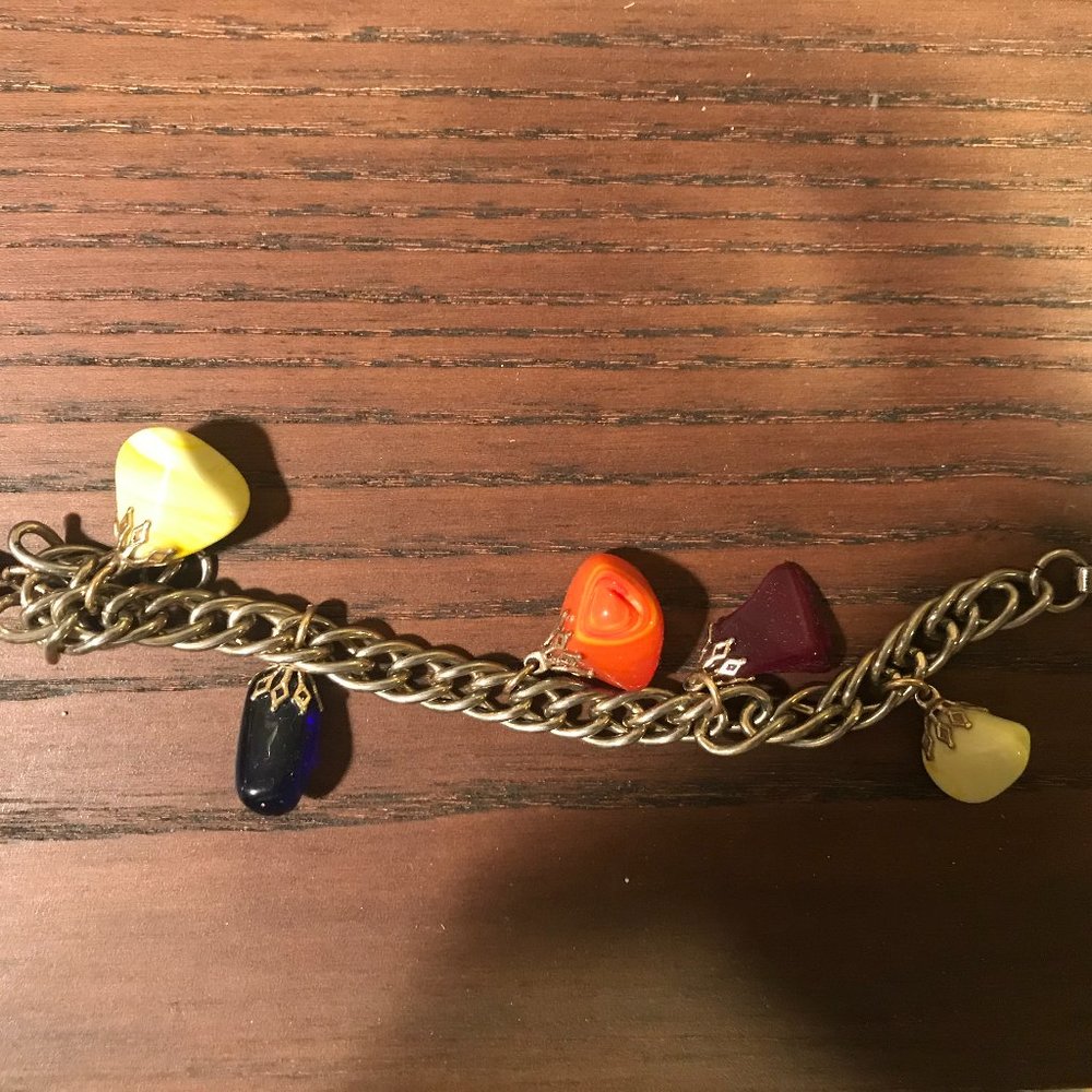 Stones charm bracelet